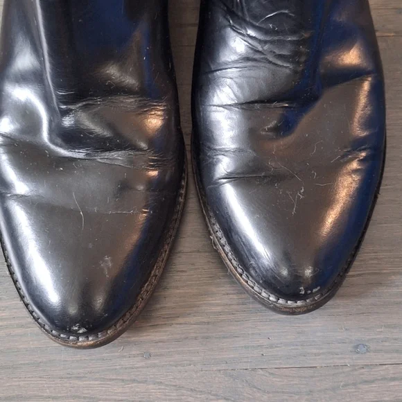 Modern Vice Ringo Black Leather Boots 8.5 - Picture 5 of 13